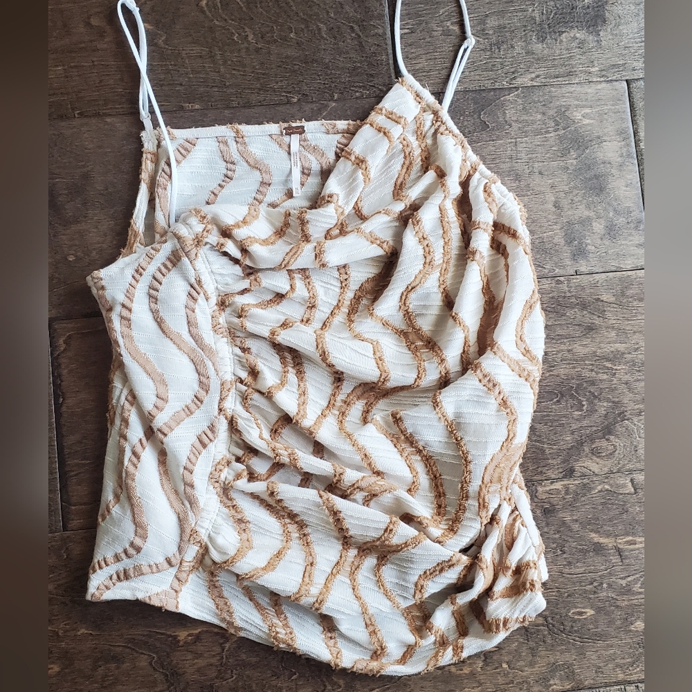 NWT Tank FREE PEOPLE xl cowl neck
